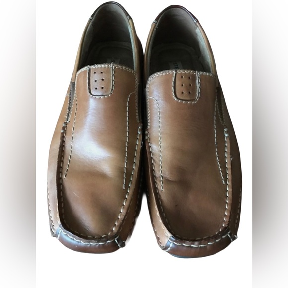 Steve Madden Other - Men's Steve Madden Brown Leather Loafers. Size 10